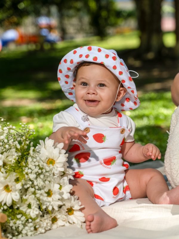 Romper Bebê Morango